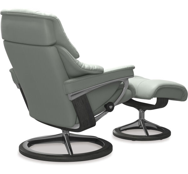 Stressless® Reno Large Leather Recliner - Signature Base 